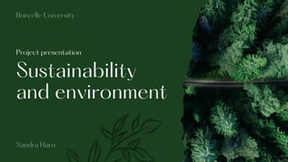 Green and white Sustainability modern presentation.pptx