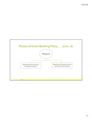 Past, Present & Future of Green Banking in Bangladesh | PDF