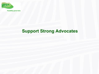 Support Strong Advocates 