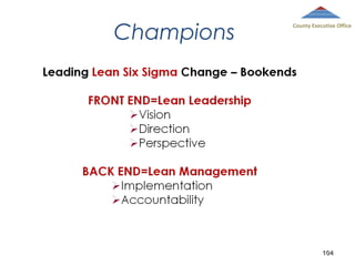 Champions

County Executive Office

104

 