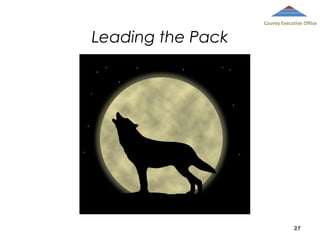 County Executive Office

Leading the Pack

27

 