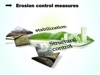 Erosion control measures
 