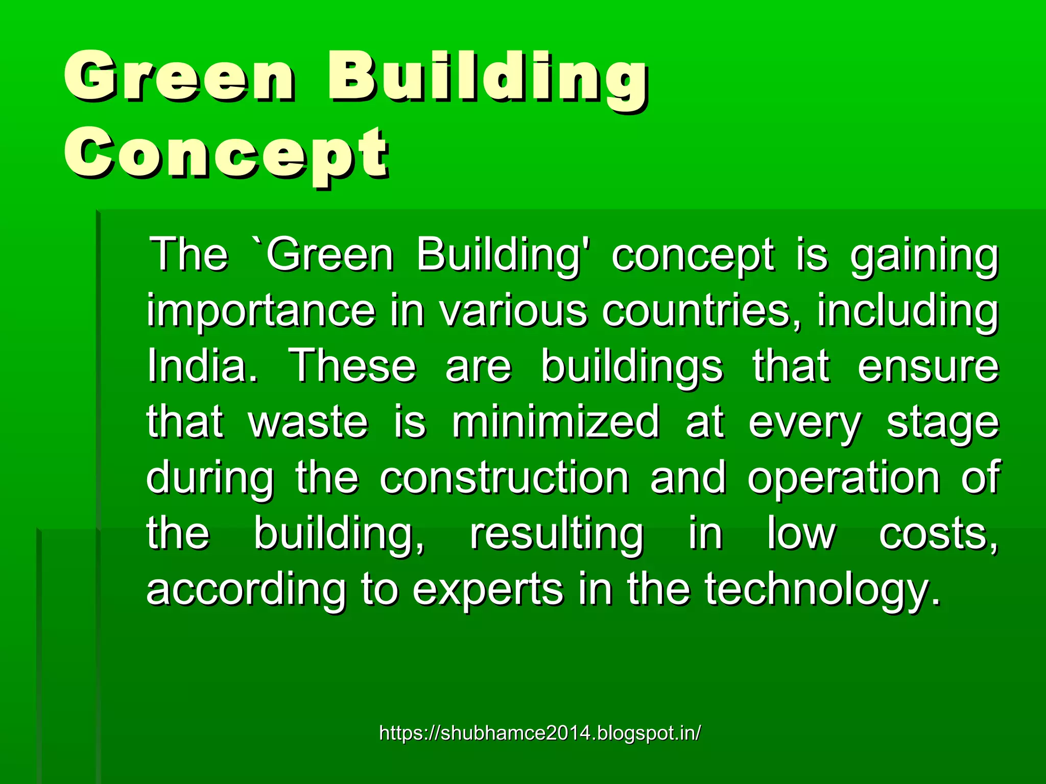 Green Building Construction | PPT