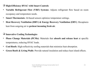 Green Building & Energy Conservation ppt | PPTX