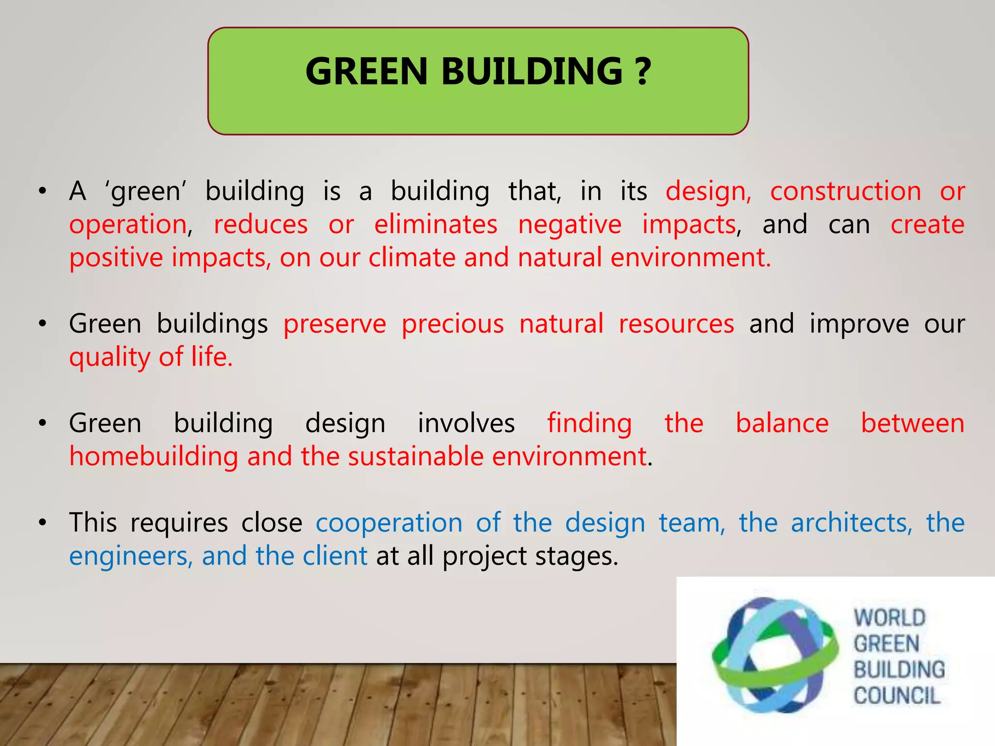 Green building construction and materials aayush kumar | PPT