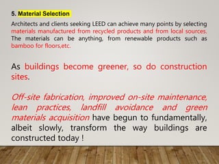 Green building construction and materials aayush kumar | PPTX