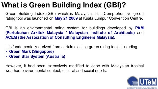 Green Building Index