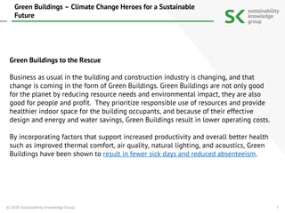 Green Buildings – Climate Change Heroes for a Sustainable Future