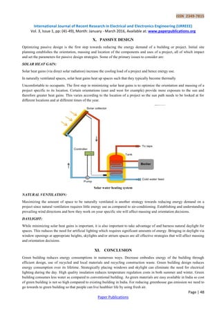 Green Buildings Overview and Analysis of Energy Efficient Building | PDF