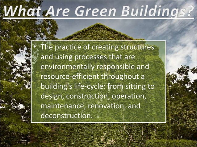 Green buildings project | PPTX