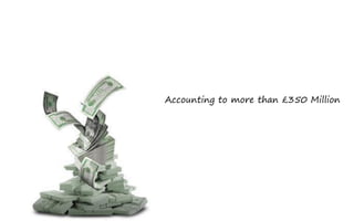 Accounting to more than £350 Million
 