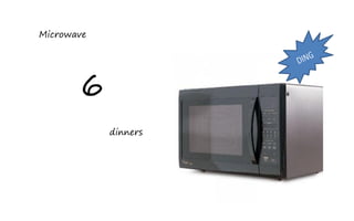 Microwave




       6
            dinners
 