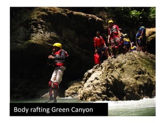 Body rafting Green Canyon
