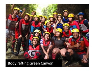 Body rafting Green Canyon