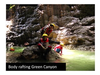 Body rafting Green Canyon