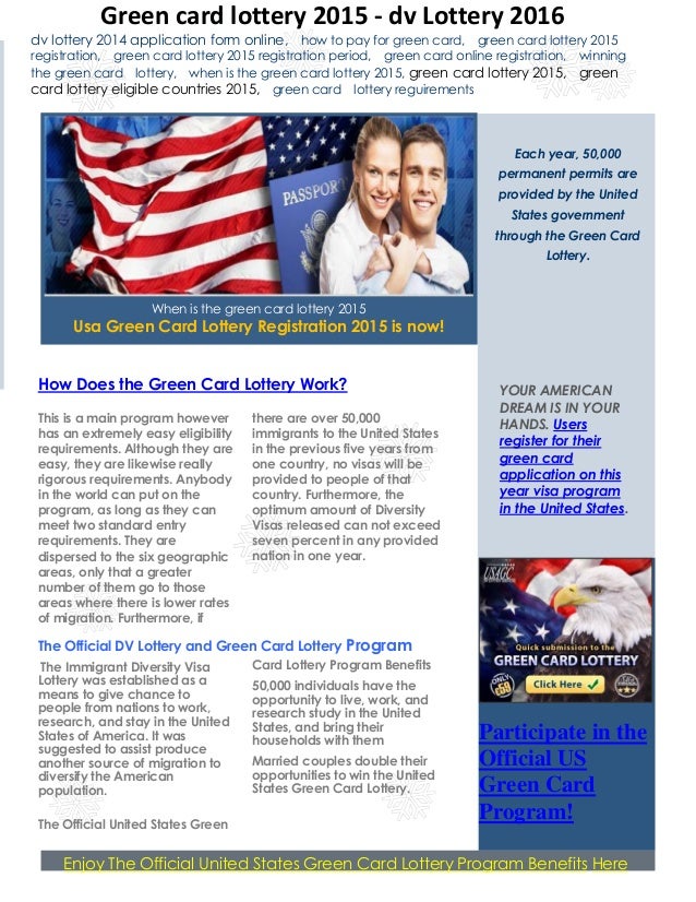 Usa Green Card Lottery 15 Dv Lottery 16 Usa Register For The Am Usa Green Card Lottery 15 Dv Lottery 16 Usa Register For The Am