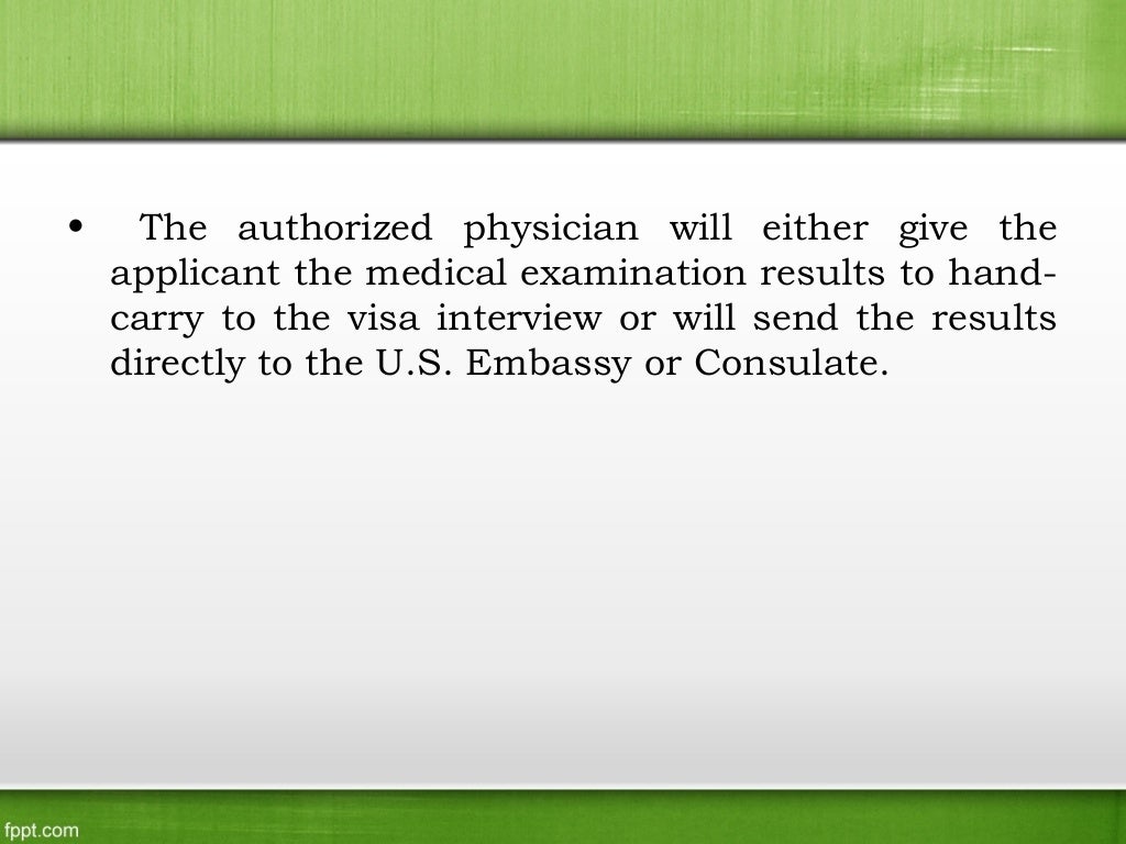 green card medical exam
