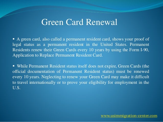 where to file green card renewal application form i751