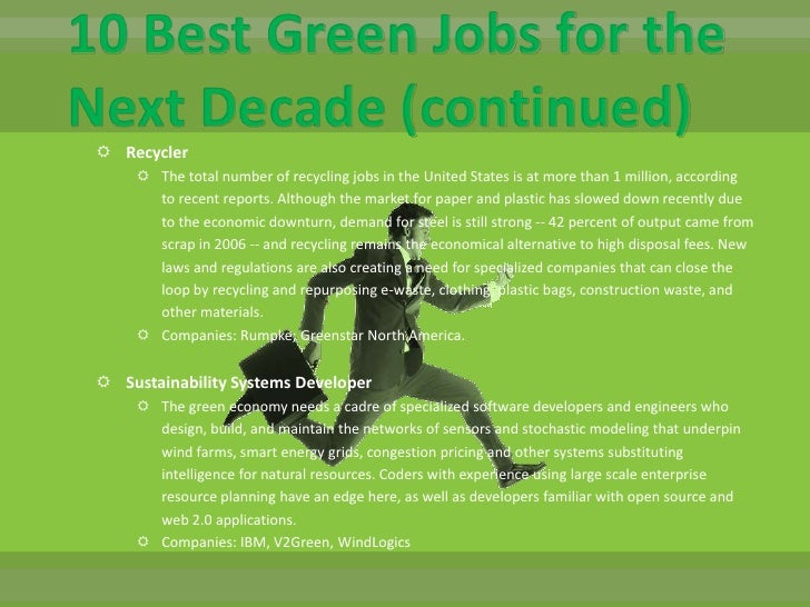 Green Careers... What are they?
