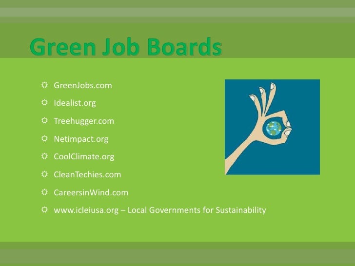 Green Careers... What are they?