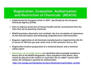 Green Chemistry, Lecture 37 DL, REACH and GHS.pdf