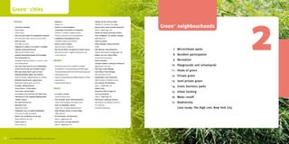 Green + cities




                                                                                                                                                                                                                                        2
          Literature:                                                        • Vitamine G                                            • Bastiaan de Roo, Director Leiden


          • Greenspots Reloaded
                                                                               [Vitamin G]
                                                                             • Kinderen in prioriteitswijken:
                                                                                                                                       Chamber of Commerce The Hague
                                                                                                                                     • Sjerp de Vries, Senior Scientific Researcher   Green+ neighbourhoods
          • Groen Loont!                                                       Lichaamlijke (in)activiteit en overgewicht              Alterra – Wageningen UR
             [Green Pays!]                                                     [Children in problem neighbourhoods:                  • Pauline de Koning, Landscape Architect
          • Alle extra groen helpt de luchtkwaliteit verbeteren                Physical (in)activity and overweightness]               Peter Schildwacht, Air Specialist, Biologist
             [All extra green helps improve the air quality]                 • Leefkwaliteit Stationsgebied Utrecht                    BELW Advies bv
          • Recht op Groen                                                     [Liveability Station area Utrecht]                    • Ceciel van Iperen,
             [The Right to Green]                                            • Rood en Groen in Balans                                 Project Manager Living Environment
          • Vegetation in relation to air quality in Shanghai                  [Red and Green in Balance]                              CROW
          • Leidraad Luchtzuiverend Groen                                    • Niet bij rood alleen: buurtgroen en sociale cohesie   • Jelle Hiemstra, Senior Researcher                   7 Microclimate parks
             [Manual Air Purifying Green]                                      [Not with red alone: neighbourhood green and            Applied Plant Research, Wageningen UR
          • Integrale beplantingsmethode levert geslaagd                       social cohesion]                                      • Martine van Loon, Project Officer                   8 Resident participation
             Prins Bernhardbos op                                                                                                      Kenniscentrum Recreatie
             [Integrated planting method is a success in the                 Websites:                                               • Sanda Lenzholzer,                                   9 Recreation
             Prins Bernhardbos]                                                                                                        Assistant Professor Landscape Architecture
          • How much value does the city of Philadelphia                     • www.landscapeinstitute.org/PDF/Contribute/              Wageningen University                              10 Playgrounds and schoolyards
             recieve from its park and recreation system?                      PressRelease-LandscapeInstituteEcobuildFringeSe       • Filip Fraga, Project Manager
          • Who said money doesn’t grow on trees?                              minarstacklethecaseforinvestmentinlandscapean.pdf     • Joram Nauta, Project Manager
                                                                                                                                                                                          11 Views of green
          • Beweegvriendelijke wijken voor kinderen                          • www.impala-eu.org                                       TNO Innovation for Life
             [Exercise-friendly neighbourhoods for children]                 • www.tno.nl/downloads/IB_URBAN_STRATEGY_EN.pdf         • Jolanda Maas, Senior Researcher
                                                                                                                                                                                          12 Private green
          • Rotterdam gezond groen, gewoon doen                              • www.west8.nl                                            EMGO Institute, VU Medical Center
             [Rotterdam healthy green, just do it]                           • www.bomenstichting.nl                                 • Irini Salverda, DLO Researcher
                                                                                                                                                                                          13 Semi-private green
          • Foresight: Tackling Obesities:                                                                                             Alterra – Wageningen UR
                                                                                                                                                                                          14 Green business parks
             Future Choices – Project Report                                 Experts:                                                • Robbert Snep,
          • Green Space and Our Health                                                                                                 Researcher Urban Ecology and                       15 Urban farming
          • An estimate of the economic and health value                     • Eva Stache, Architect                                   Green Businessparks
             effectiveness of the expanded Walking Health                      Stache Architects bna                                   Alterra – Wageningen UR                            16 Water runoff
             Initiative scheme                                               • Fred Tonneijck, Senior Advisor/Researcher             • Niek Roozen, Landscape Architect
          • The Green City Post 2011                                           Triple E and Knooppunt Innovatief Groen                 Niek Roozen bv landscape architects                17 Biodiversity
          • Meetproef Groen                                                  • Arda van Helsdingen, Director                         • ES Consulting
             [Experiment Green]                                                Copijn Tuin- en Landschapsarchitecten                 • Soontiëns Stadsnatuur                                 Case study: The High Line, New York City
          • Stadsbomen voor een goede luchtkwaliteit                         • Mark Hinshaw, Director of Urban Design
             [City trees for good air quality]                                 LMN Architects
          • Bomen: een verademing voor de stad                               • Vincent Kuypers, DLO Researcher
             [Trees: Relief for the city]                                      Alterra – Wageningen UR
          • Groene meters II                                                 • Barry de Vries, DLO HBO Researcher
             [Green meters II]                                                 Alterra – Wageningen UR




26   For a complete list of literature and expert participants, see pages 94-97.                                                                                                                                                            27
 