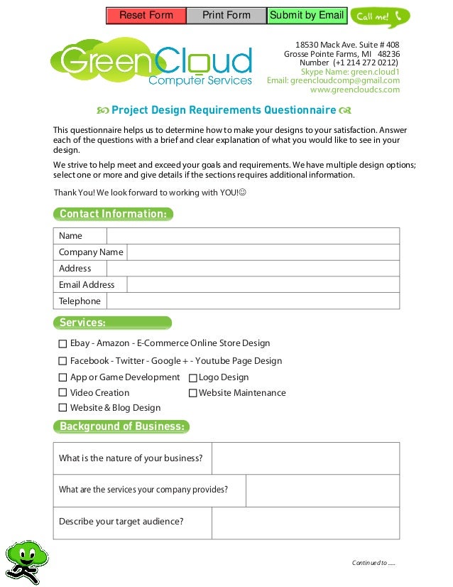 service request template excel