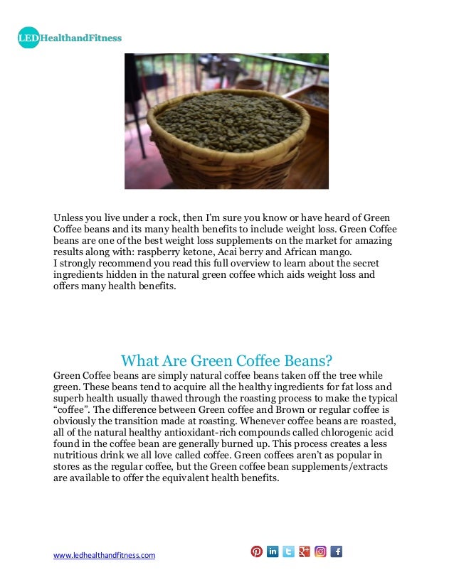 Green coffee chlorogenic acid health benefits, side