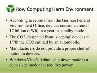 Road to Green Computing
