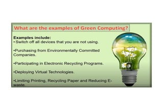 Comprehensive Guide to Green Computing Fundamentals and Environmental ...