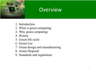 Green computing | PPTX