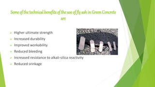 Green concrete