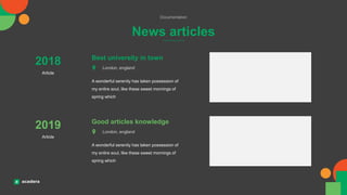 News articles
Documentation
Article
2018
A wonderful serenity has taken possession of
my entire soul, like these sweet mornings of
spring which
Best university in town
London, england
Article
2019
A wonderful serenity has taken possession of
my entire soul, like these sweet mornings of
spring which
Good articles knowledge
London, england
 