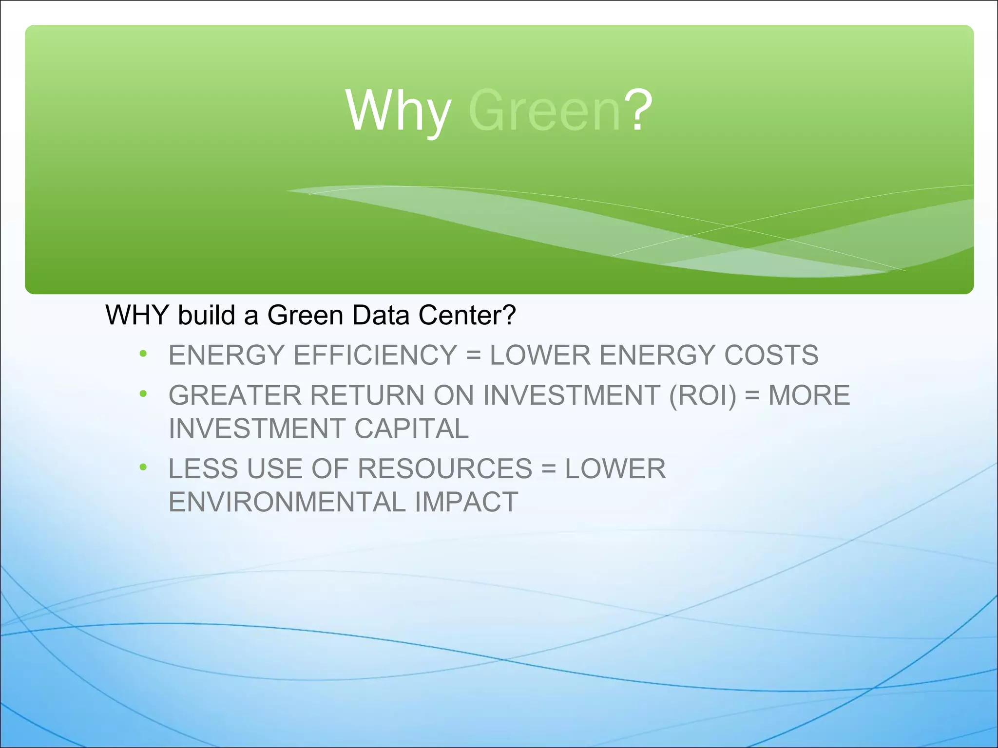 Green datacenters | PPT