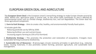 GREEN DEAL AND AGRICULTURE-The response of the European Commission.pptx