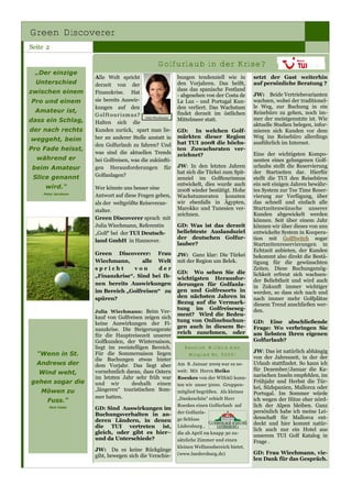 Golf Magazin "Green Discoverer" Feb 2009