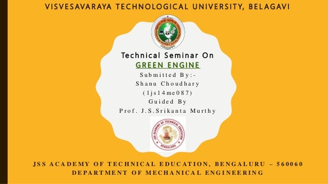 V I S V E S AVA R AYA T E C H N O LO G I C A L U N I V E R S I T Y, B E L A G AV I
Te c h n i c a l S e m i n a r O n
G R ...