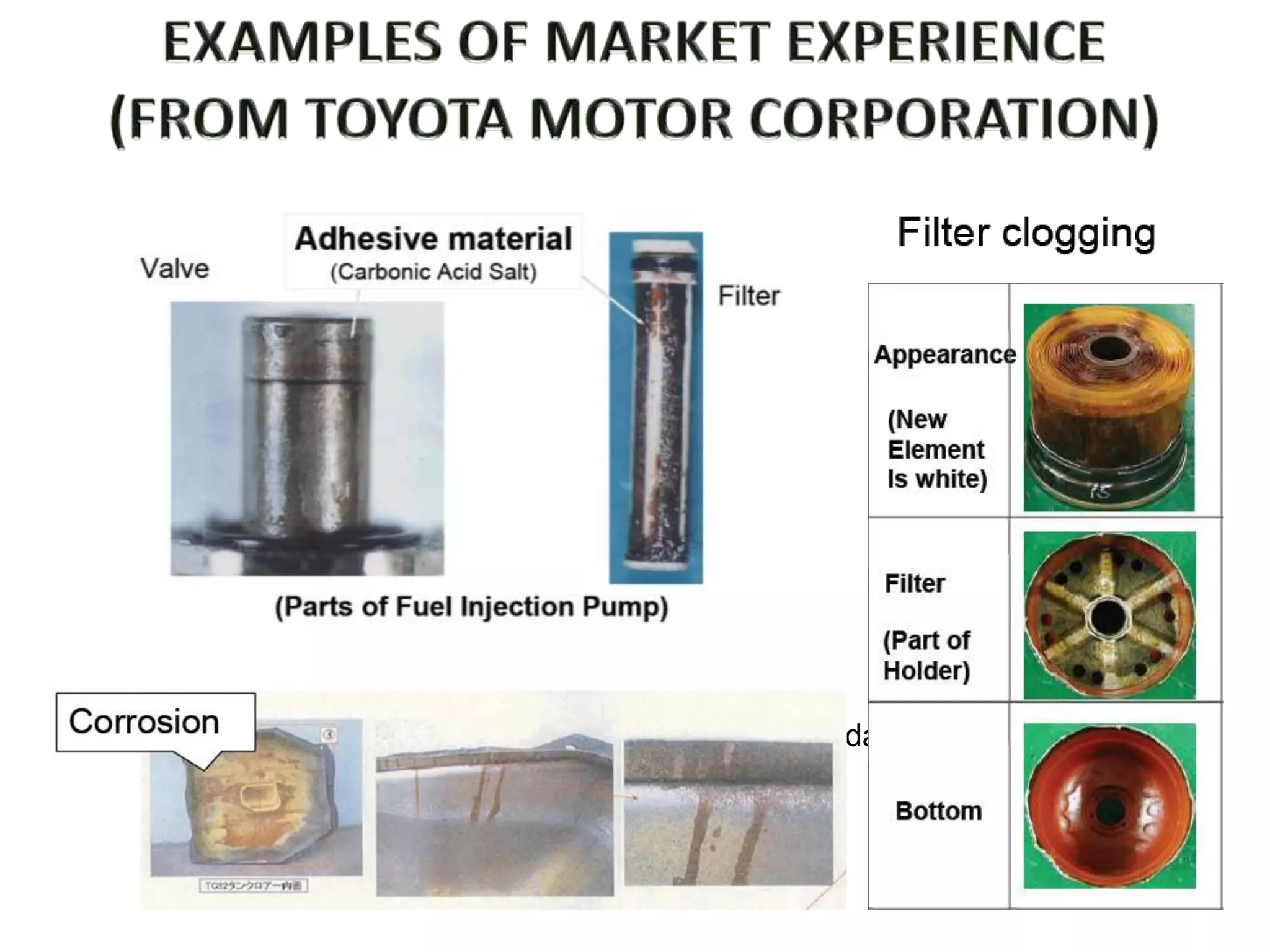 Biodiesel produce adhesive deposit because of low oxidation stability
 
