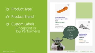 👉 Product Type
👉 Product Brand
👉 Custom Labels
(Pricepoint or
Top Performers)
Wisely
Segmen
t,
You
Must
 