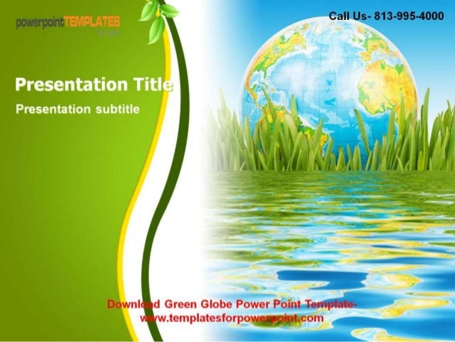 download green globe powerpoint template globe powerpoint templates