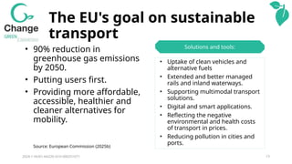 Multimodal Polution Greengnorance Toolkit Module 4 Active Mobility and Transport | PPTX