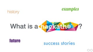 history examples 
What is a ? 
future success stories 
 