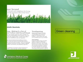 Green cleaning 
