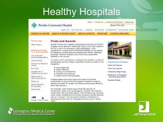 Healthy Hospitals 