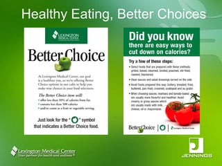 Healthy Eating, Better Choices 
