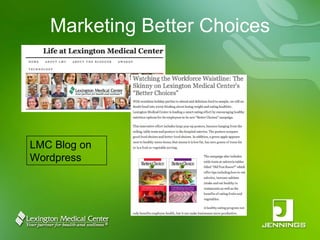 Marketing Better Choices LMC Blog on Wordpress 