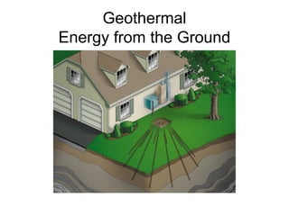 Geothermal
Energy from the Ground
 