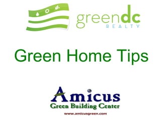 Green Home Tips 