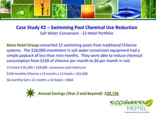 Platinum Most stringent of the three standards. Requires earning points for site selection, indoor air quality, waste reduction, energy efficiency, water use reductions, and purchasing