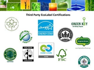 According to the US Green Building Council a ‘Green’ or ‘Sustainable’ Hotel will: Use 26% Less Energy